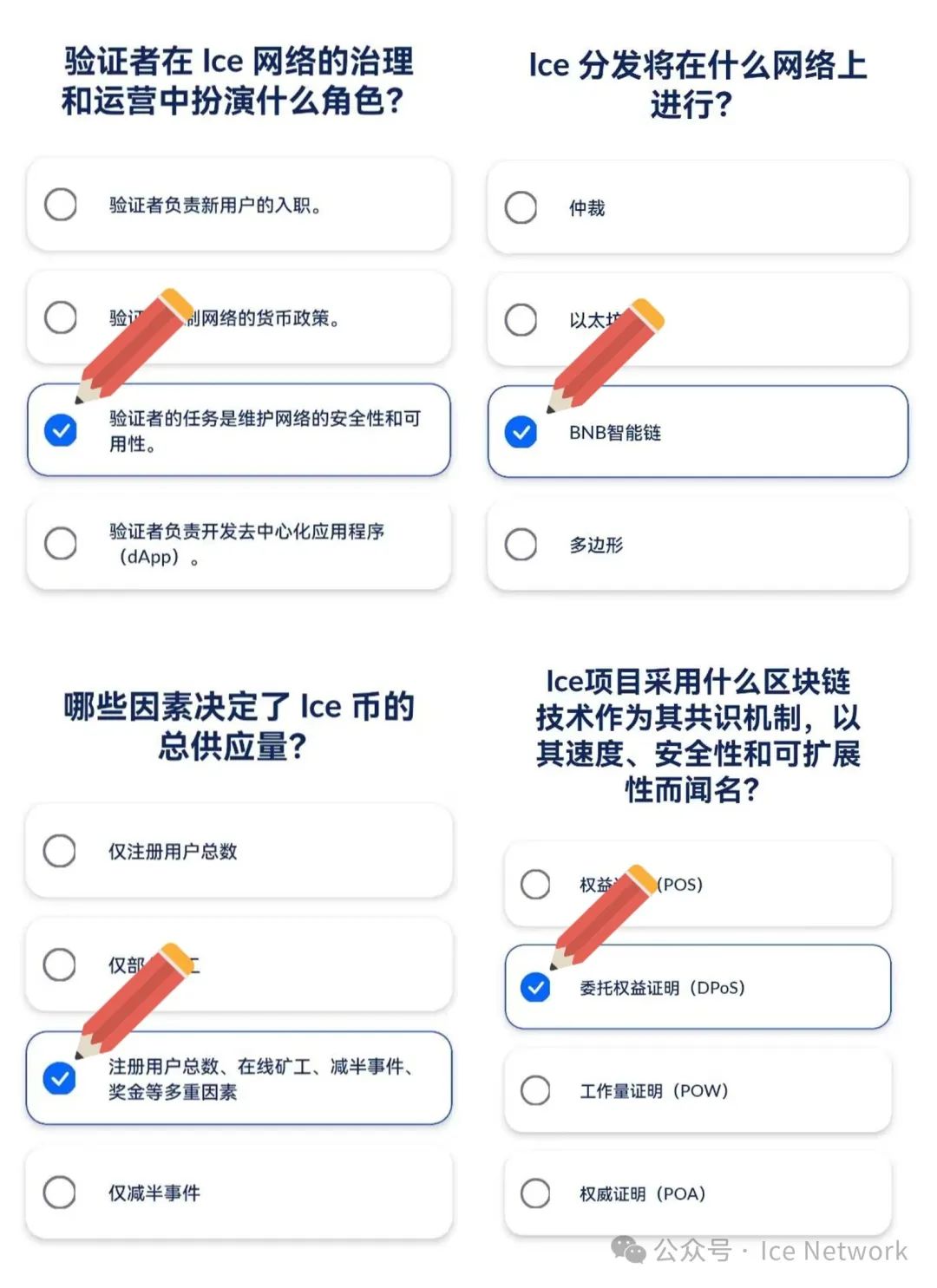 ICE冰币答题KYC答案汇总!