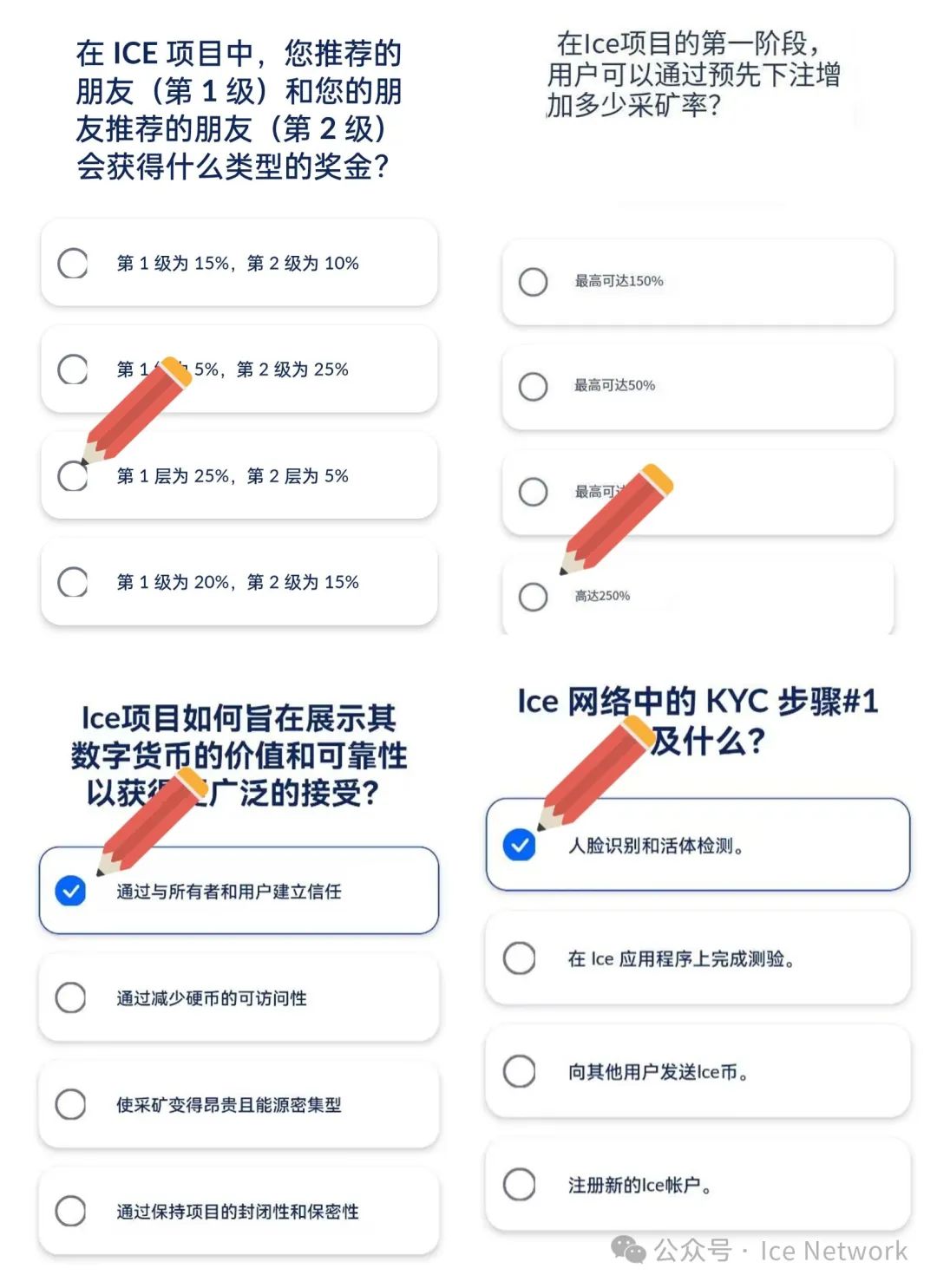 ICE冰币答题KYC答案汇总!