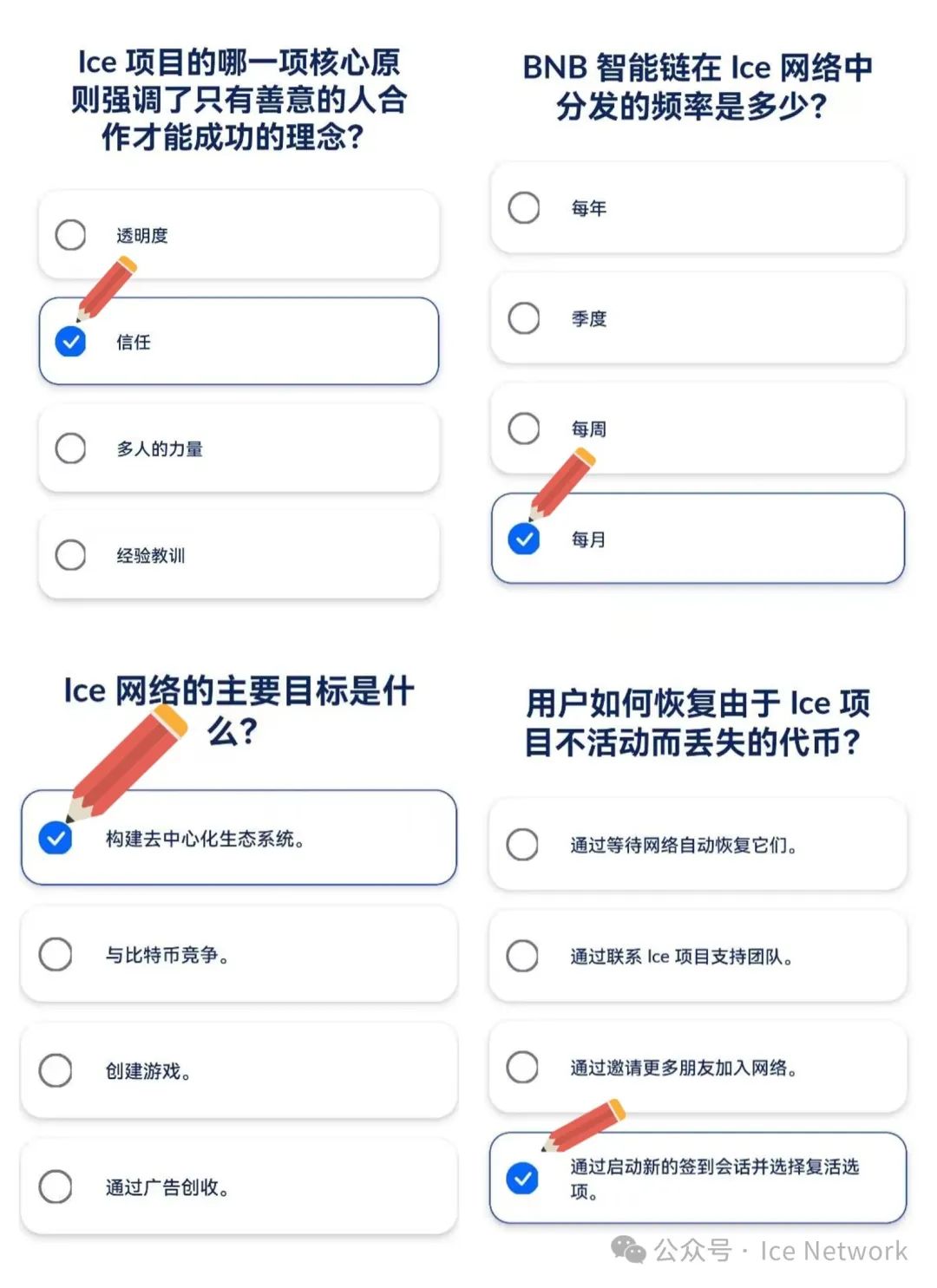ICE冰币答题KYC答案汇总!